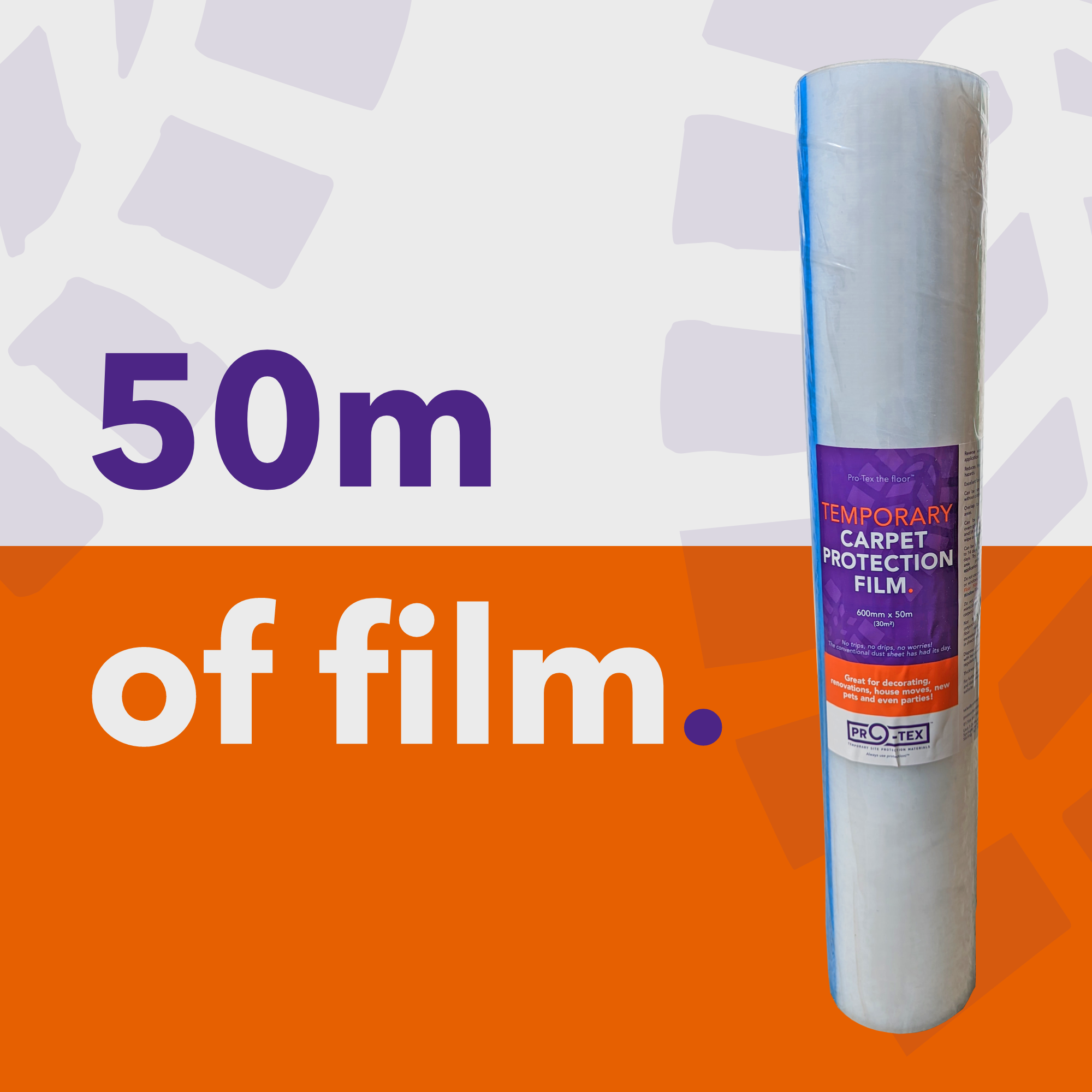 PRO-TEX Temporary Carpet Protection Film