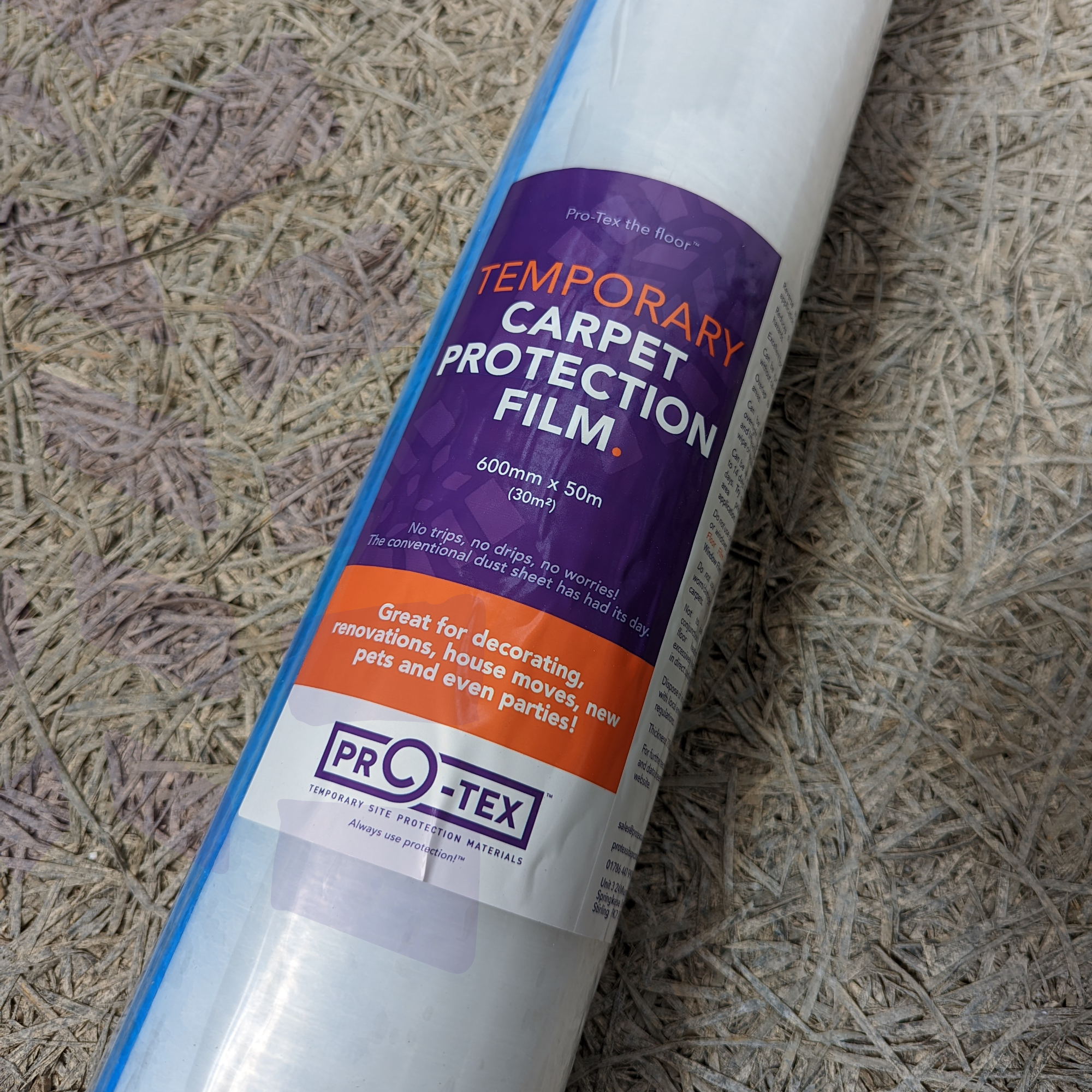 PRO-TEX Temporary Carpet Protection Film