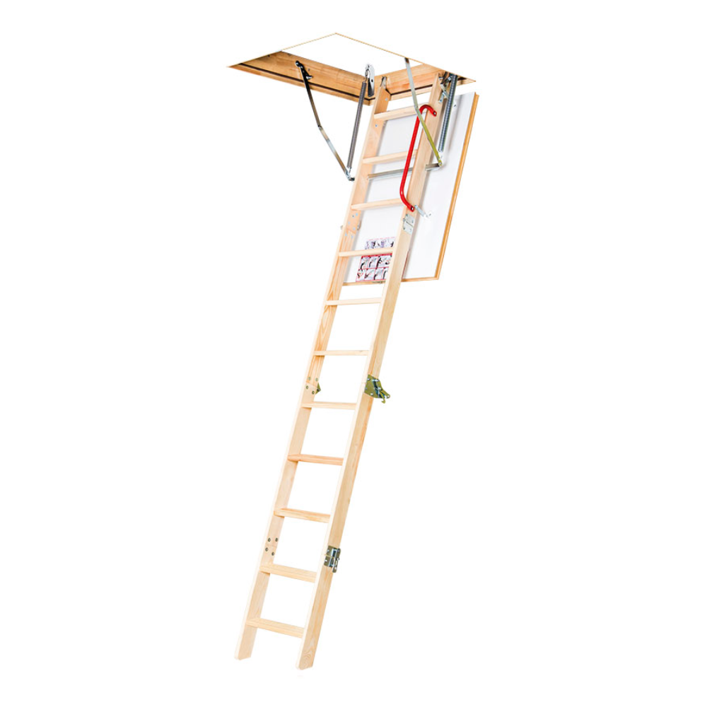 FAKRO LWK Komfort 3 Section Wooden Loft Ladder